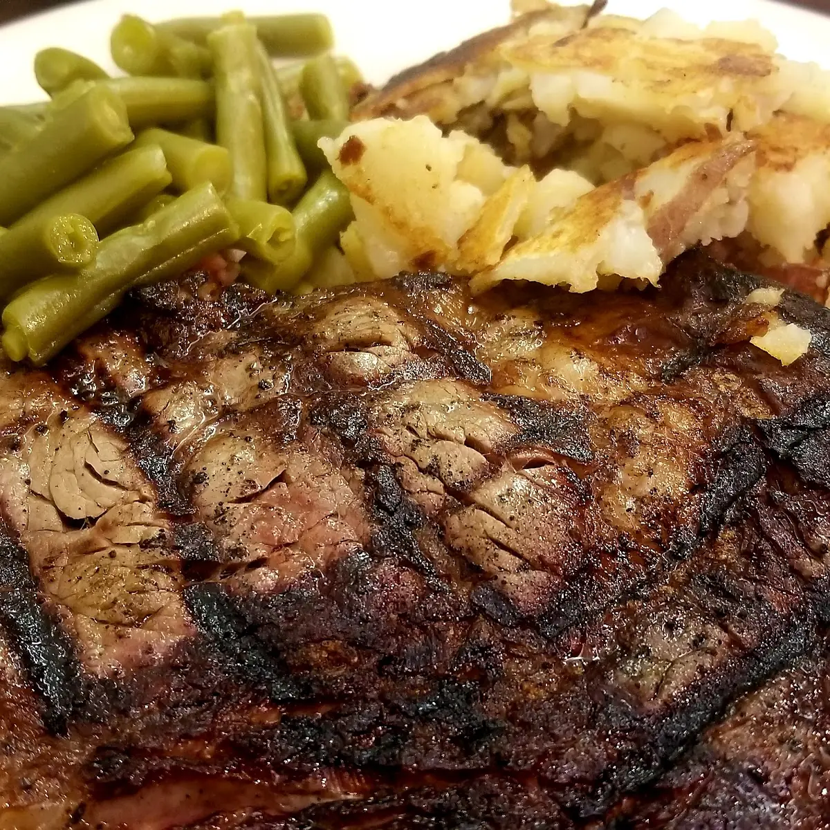 Rib Eye Steak & Fried Potatoes