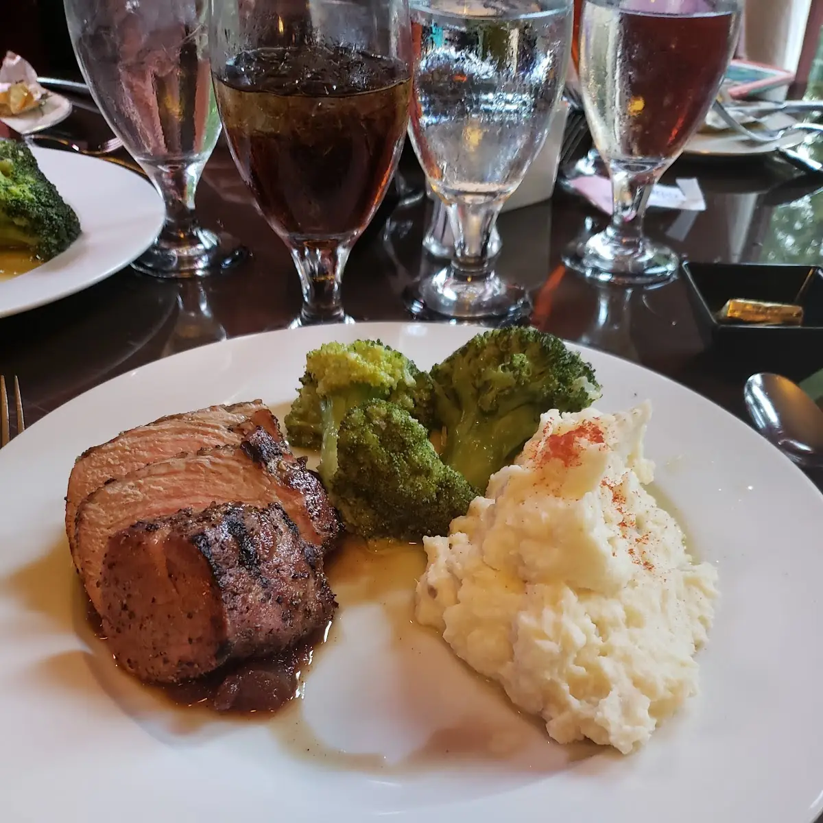 Mashed Potatoes and Broccoli
