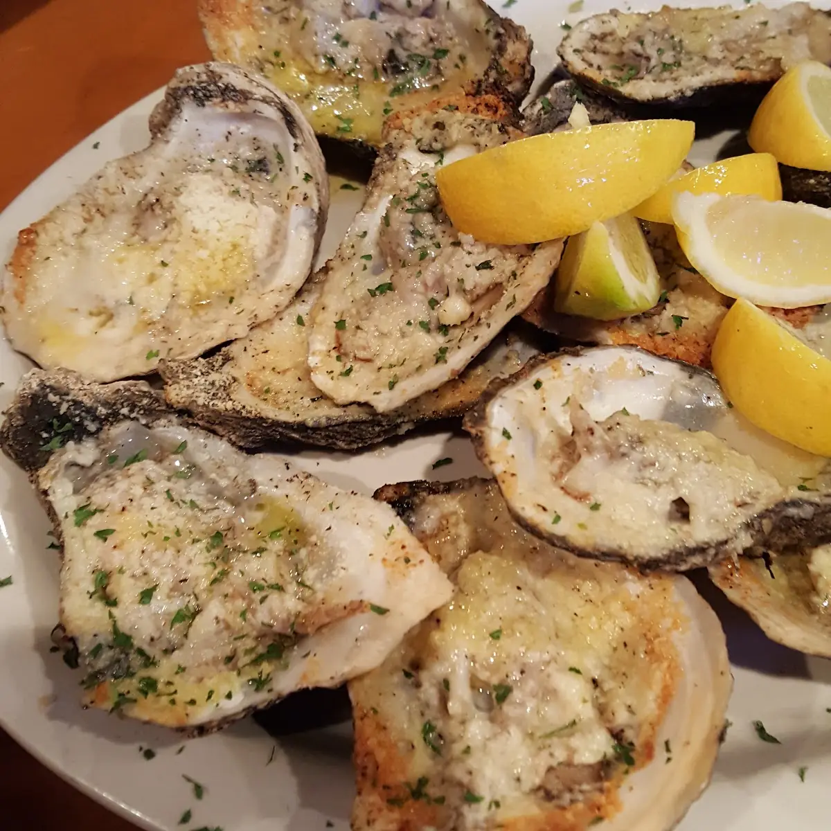 Grilled Oysters on the Half Shell