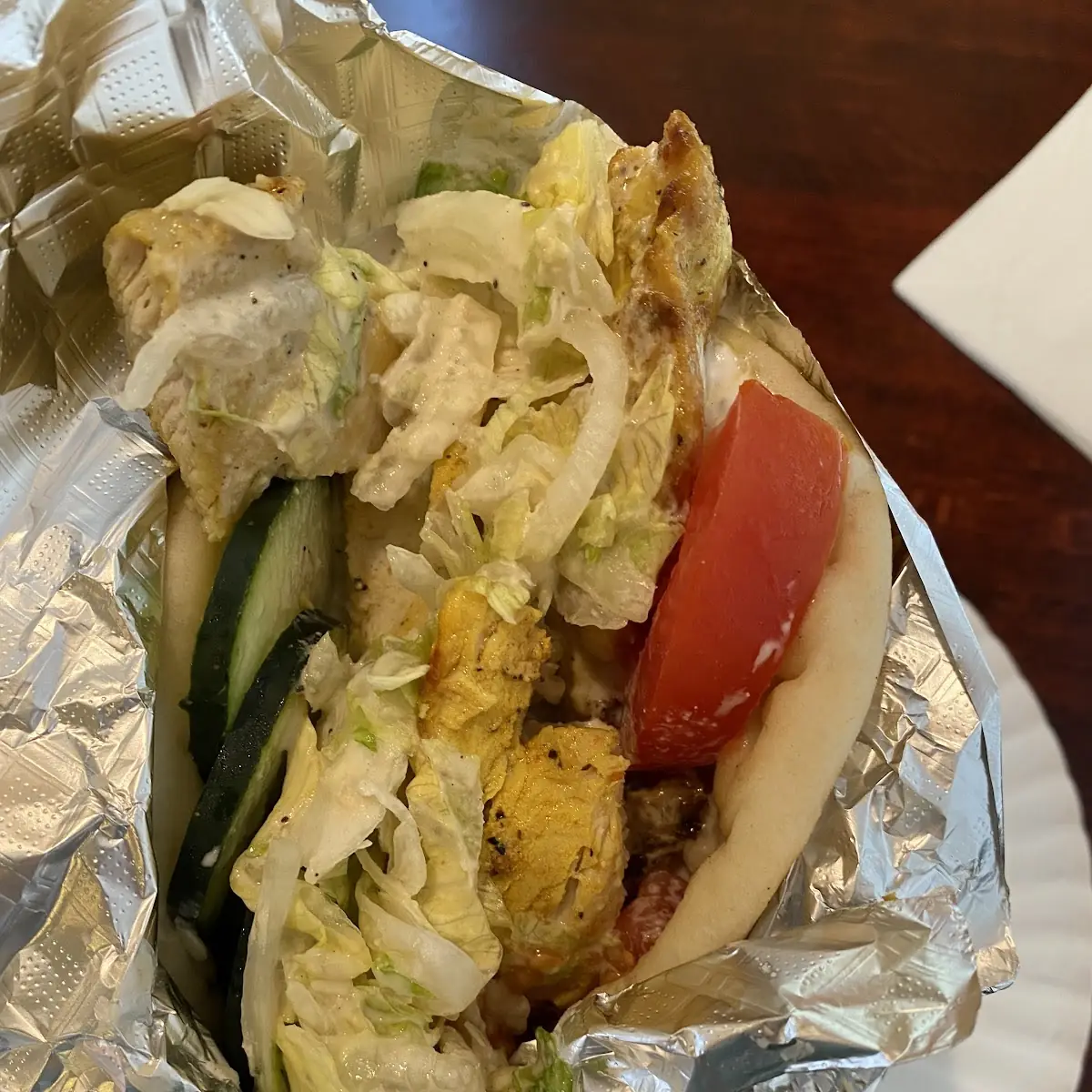 Chicken Kebab Wrap