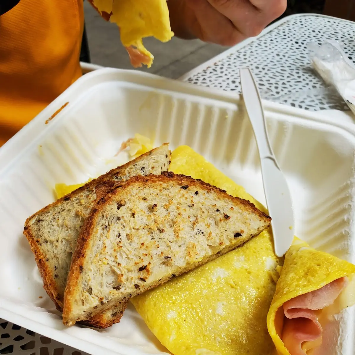 Omelette with Ham & Cheese