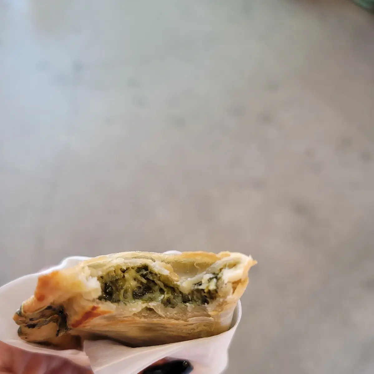 Spinach and Cheese Empanada