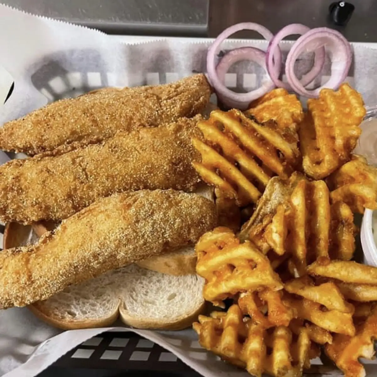 Alaskan Wild Wings or Catfish