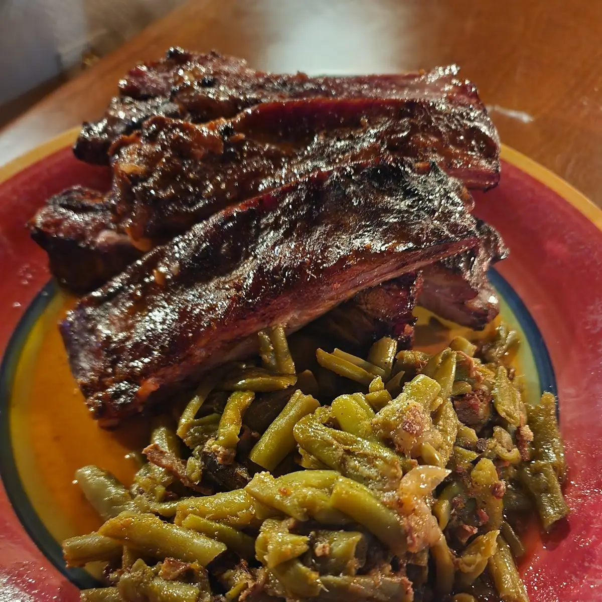 Ribs and Green Beans