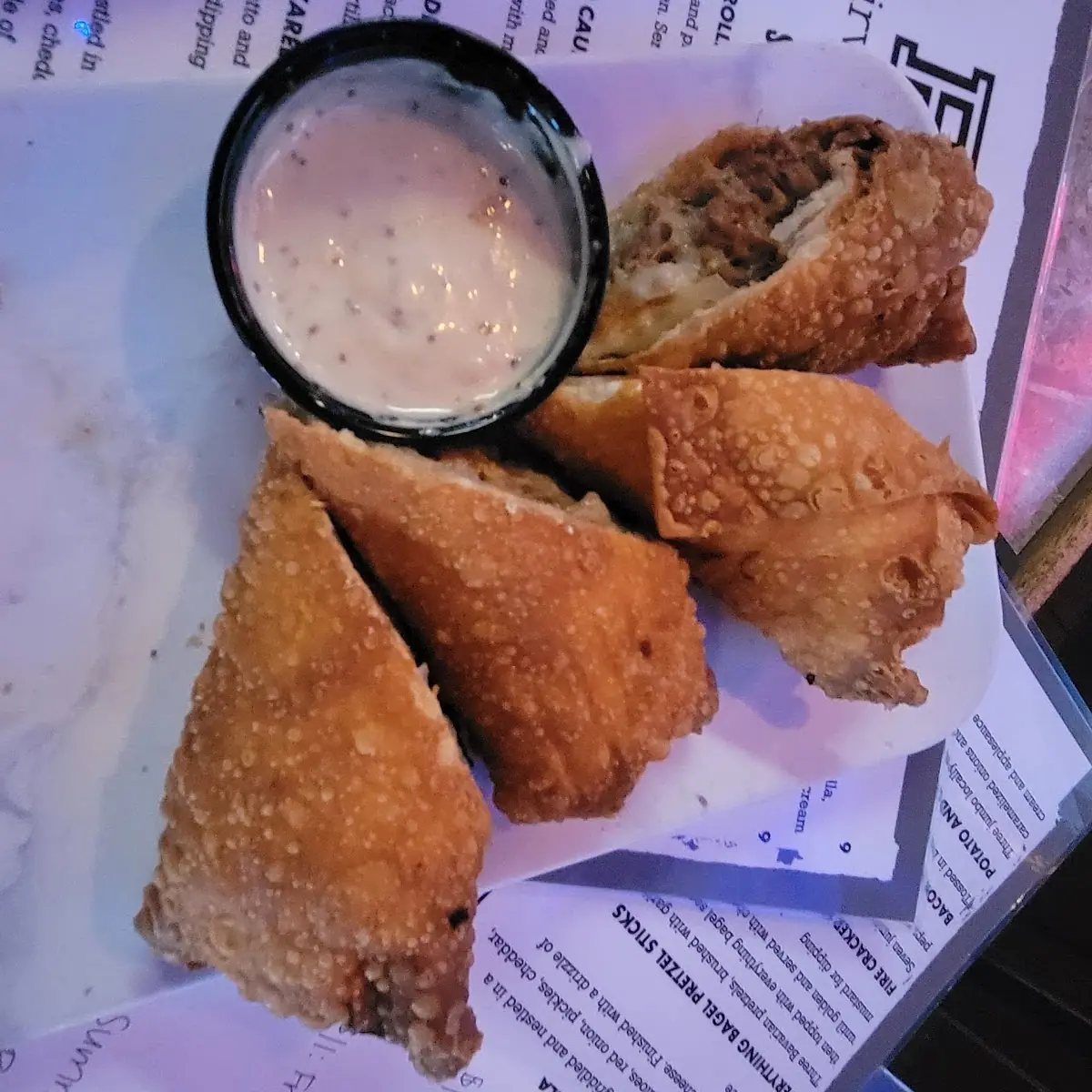 Firecracker Chicken Egg Rolls