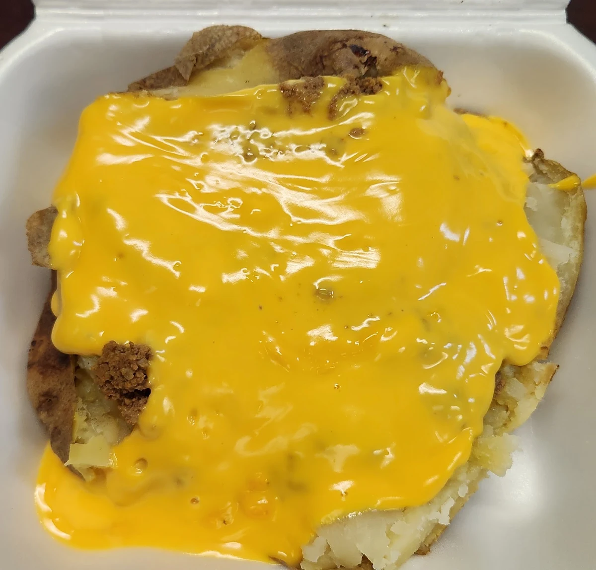 Papa Asada Con Carne Molida