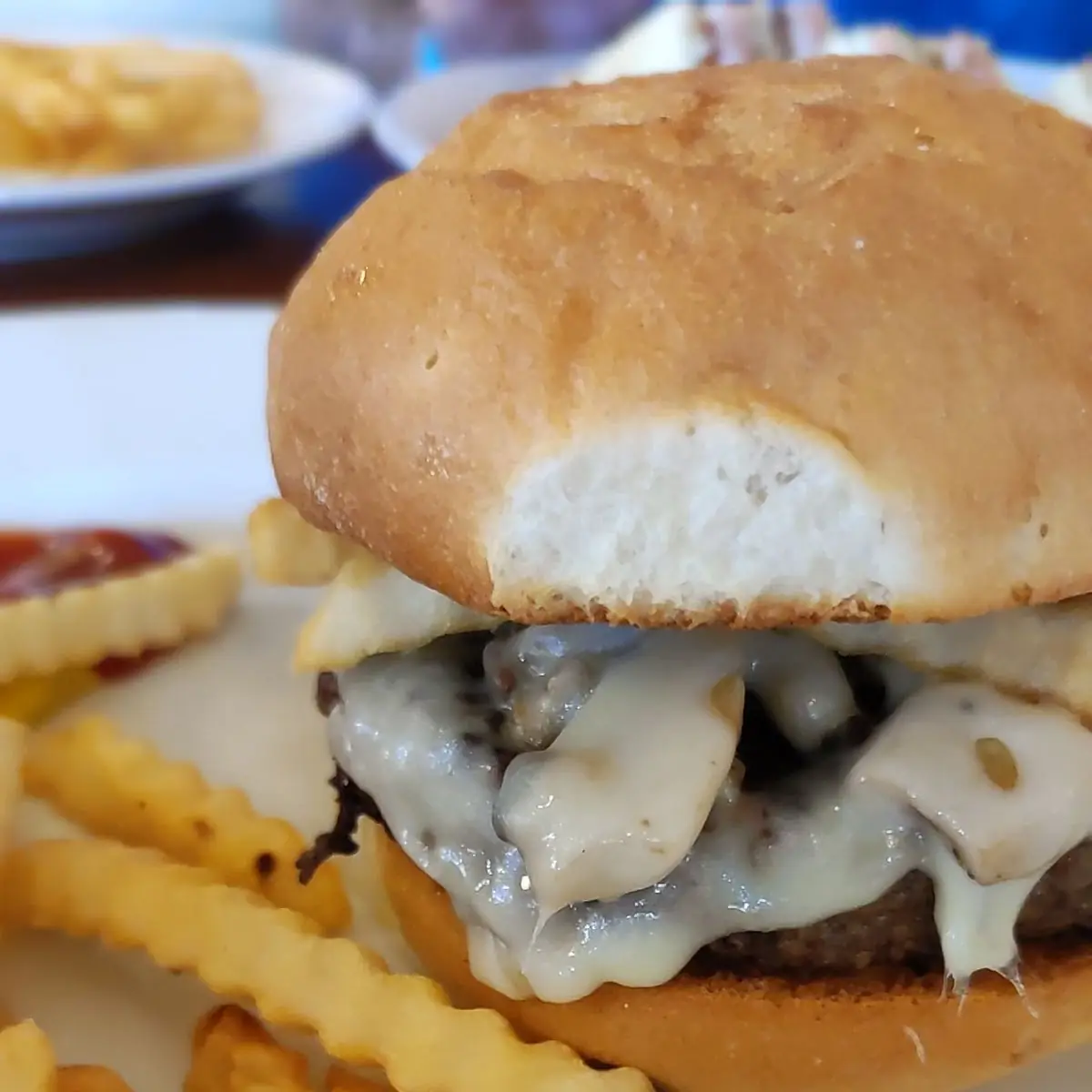 Mushroom Swiss Burger
