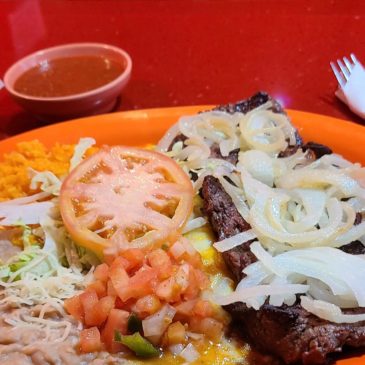 Steak Fajitas De Pollo