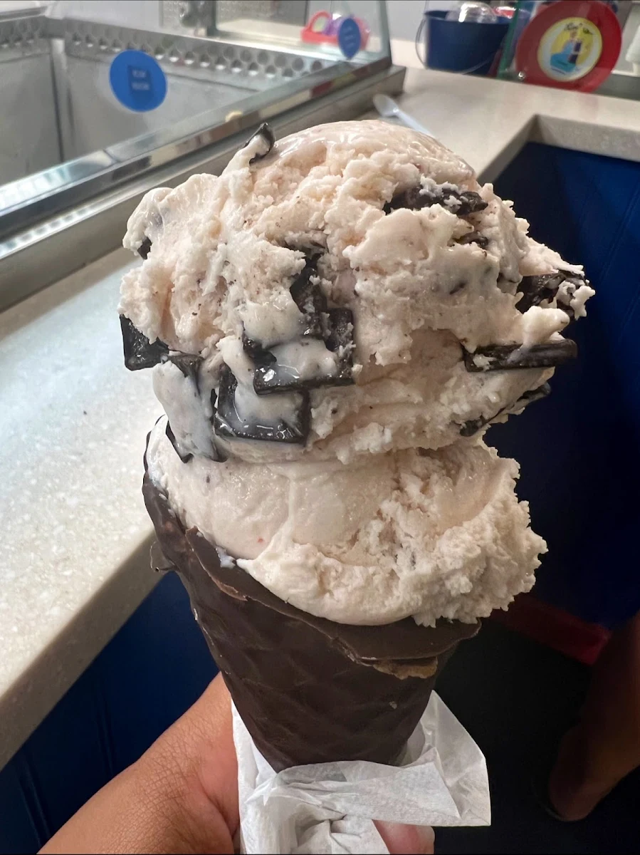 Oreo Waffle Cone