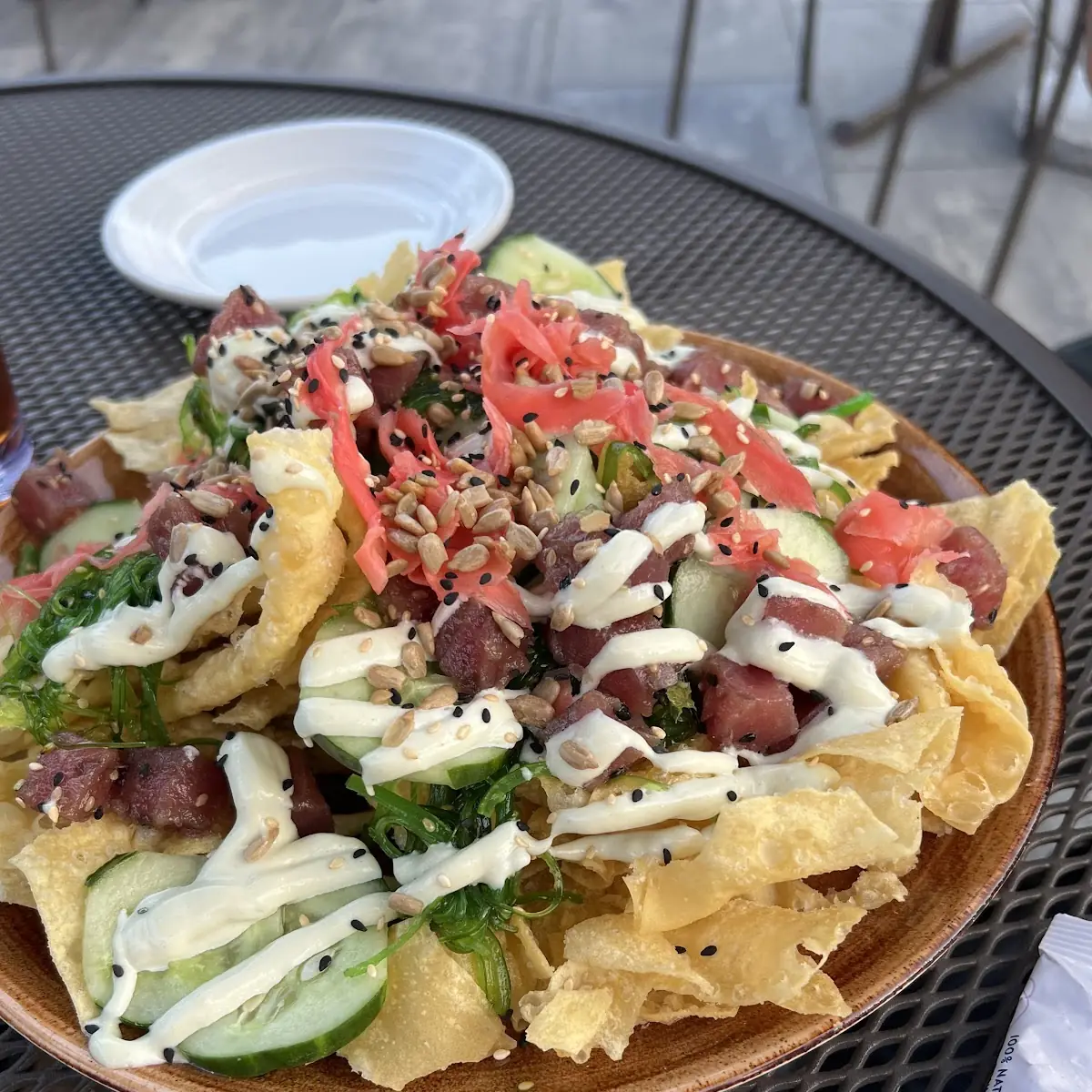 Ahi Tuna Nachos-Takeout