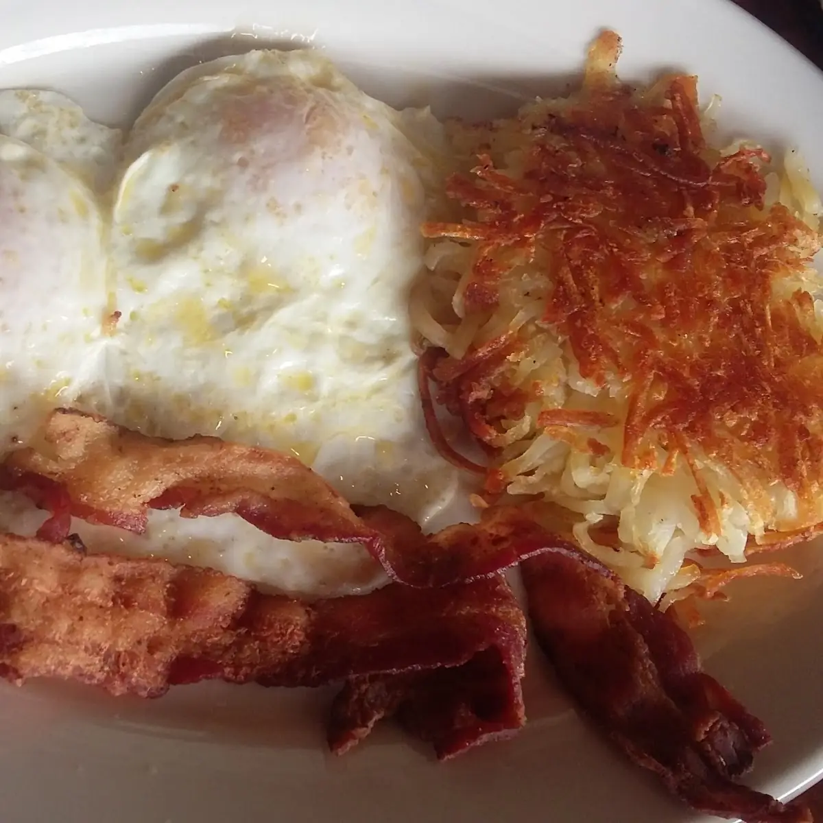 Served with Hash Browns