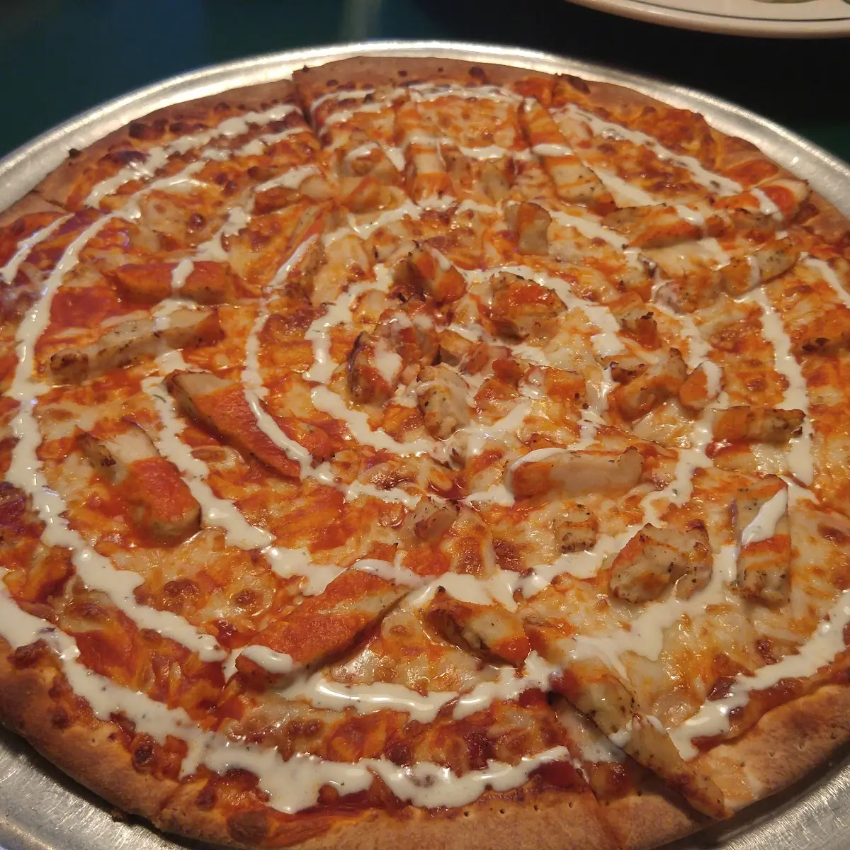 Buffalo Ranch Chicken Pizza