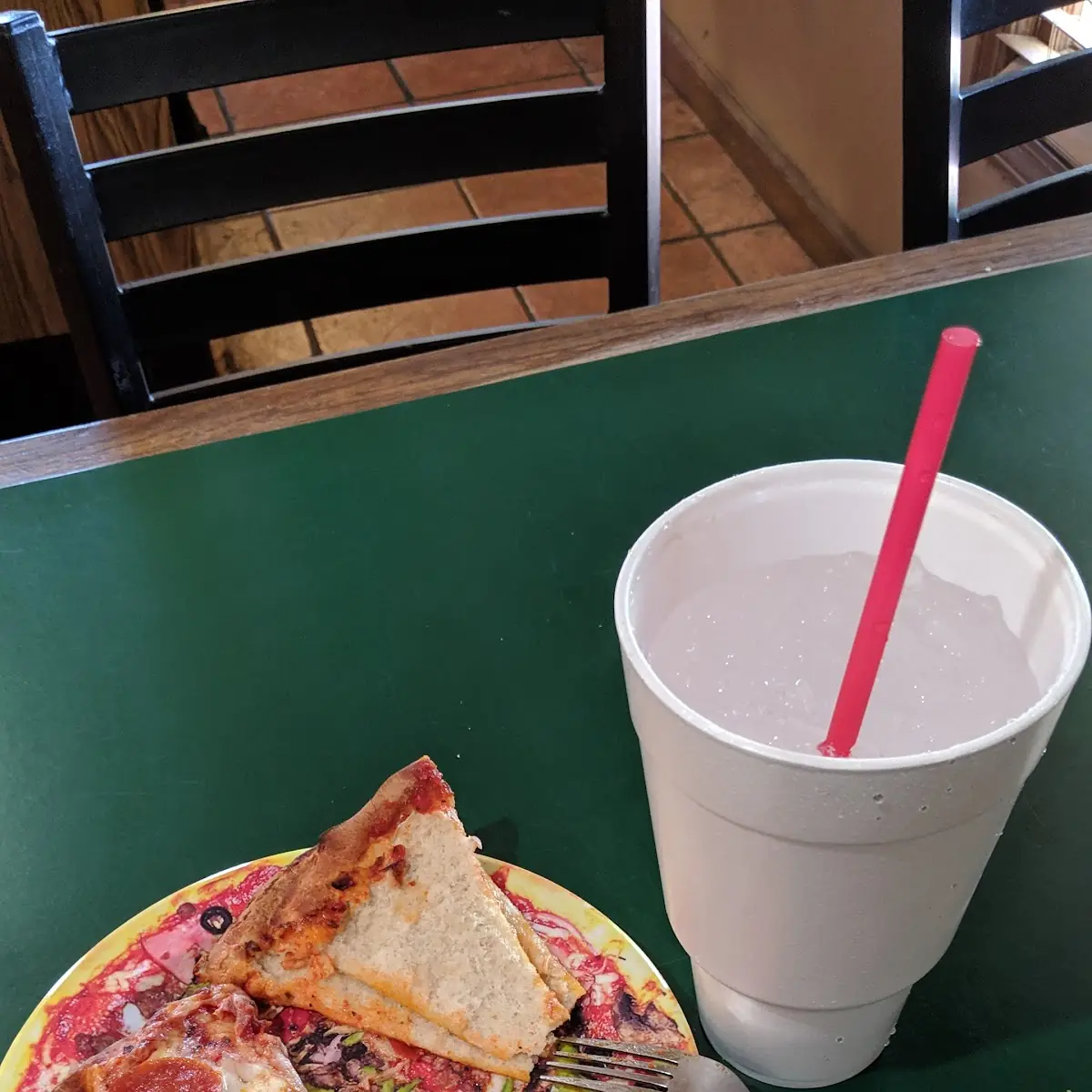 Pizza Buffet and Water