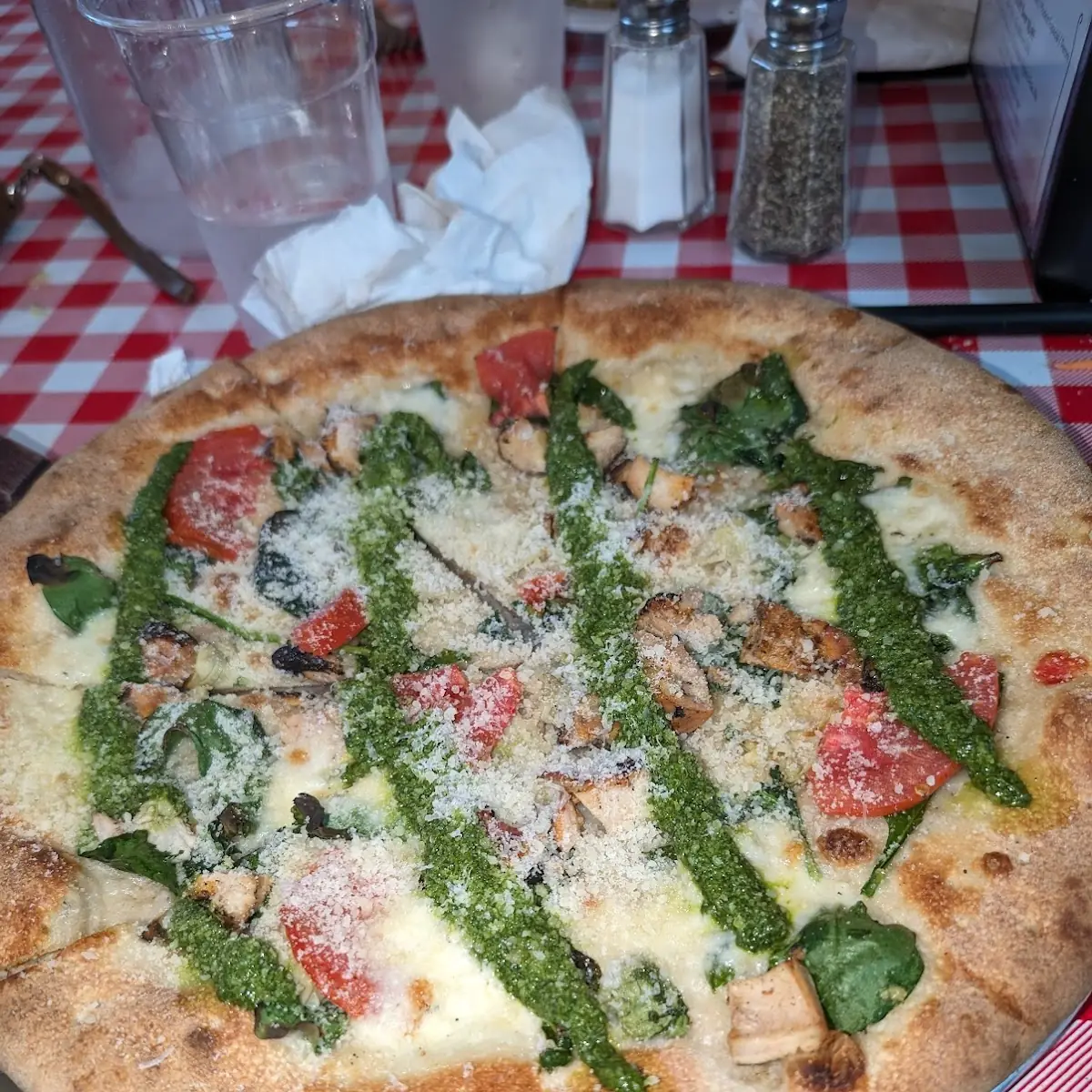 Chicken Pesto Pizza