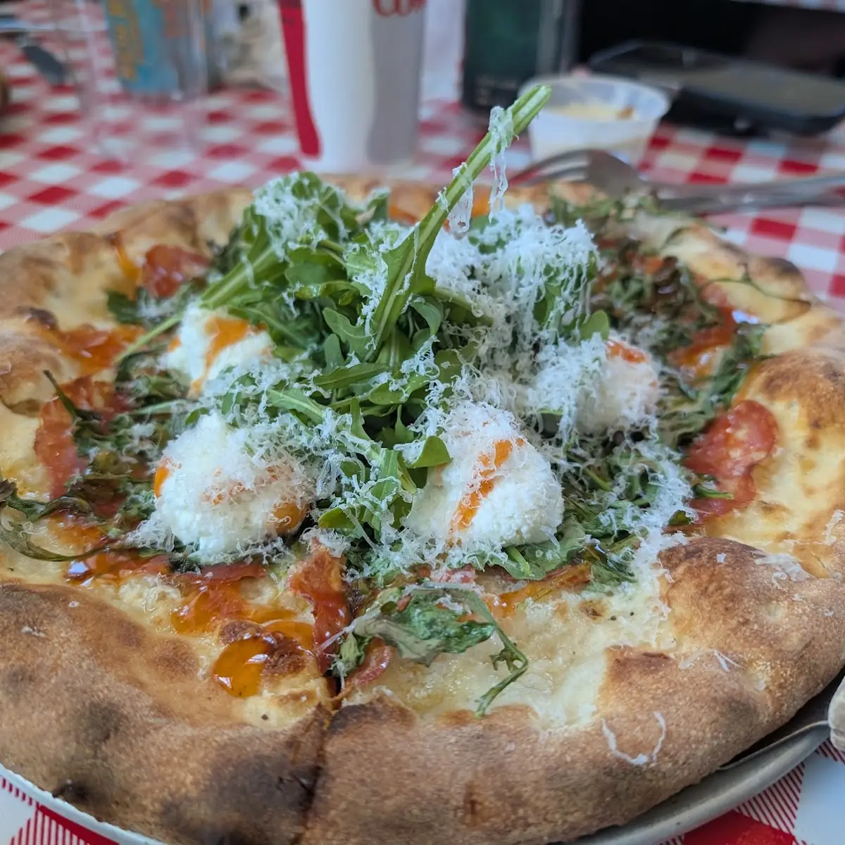 Salami & Hot Honey Pizza