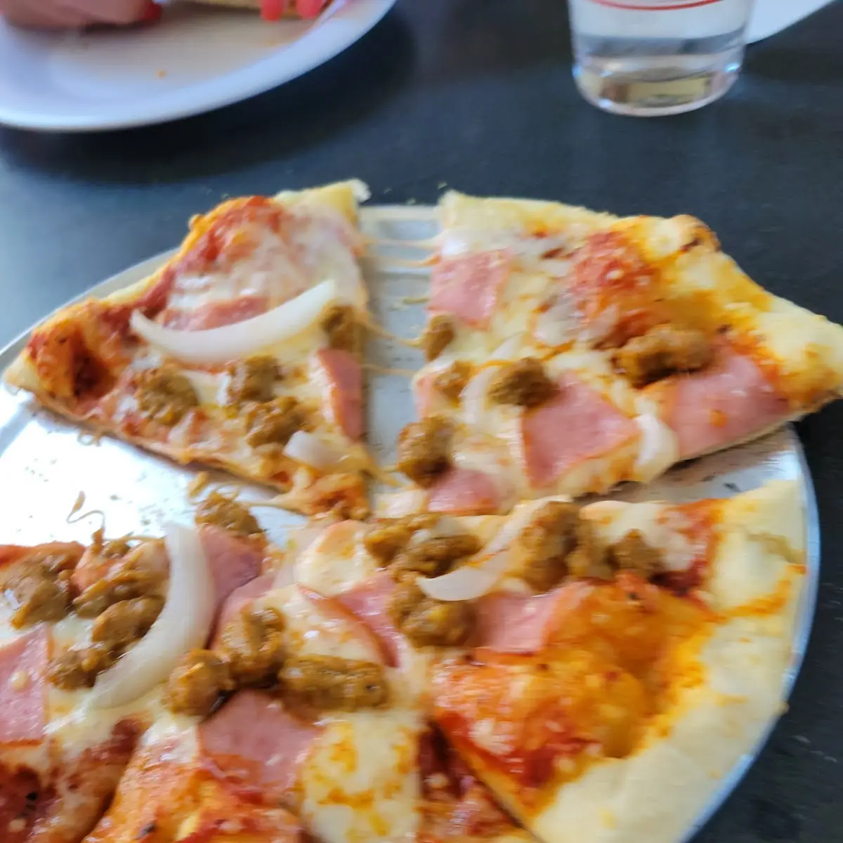Sausage Ham Onion Pizza