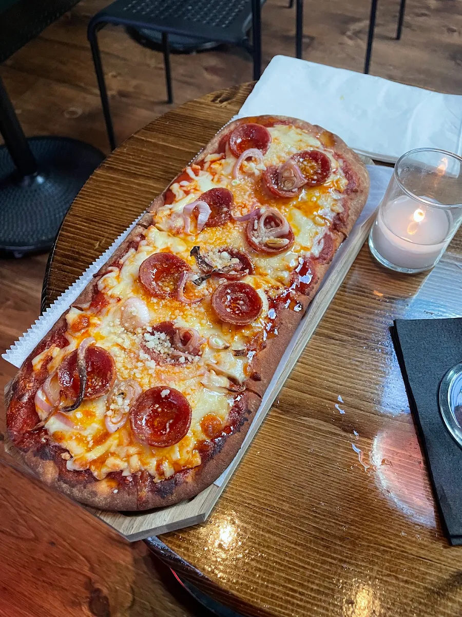 Hot Honey Pepperoni Flatbread