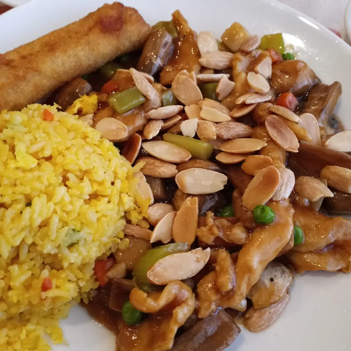 Almond Chicken Fried Rice