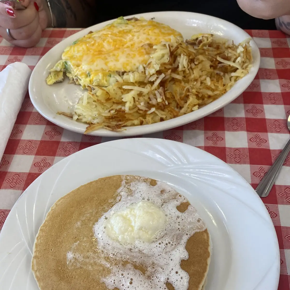 Pancakes Con Platano