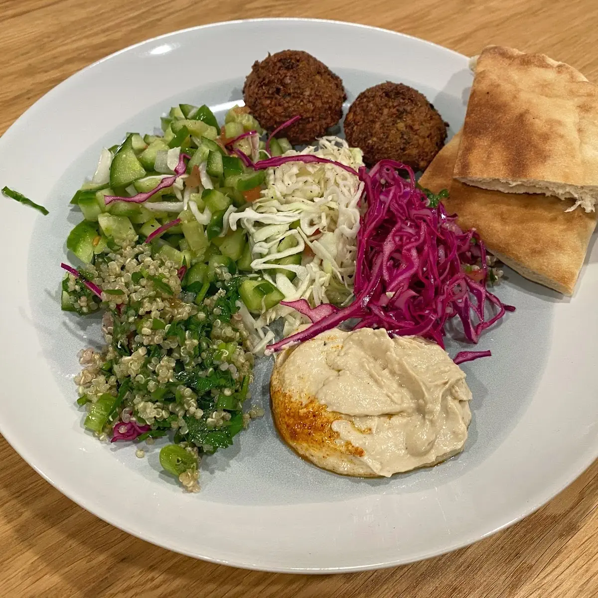 Kale Falafel Plate