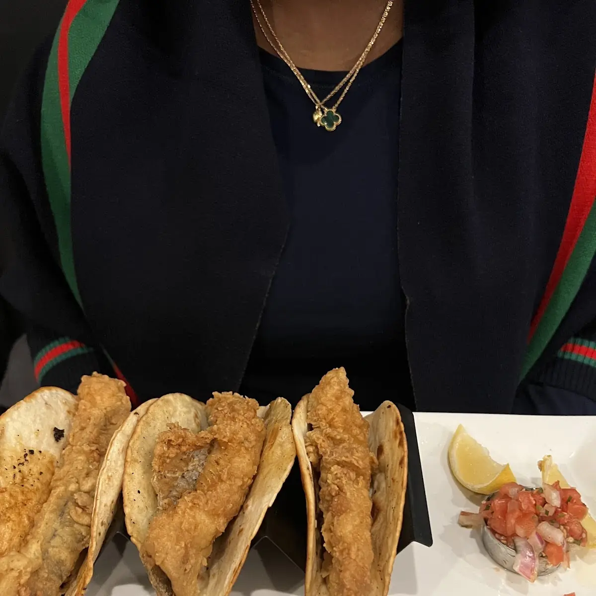 Fish Tacos Minus Toppings