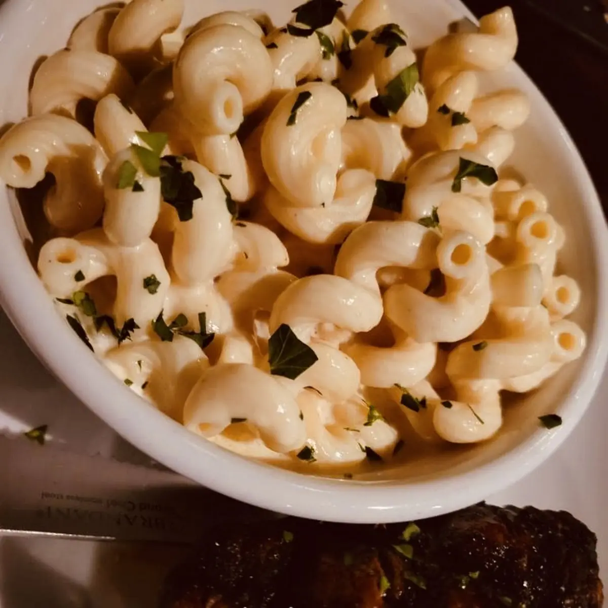 Filet and Mac and Cheese