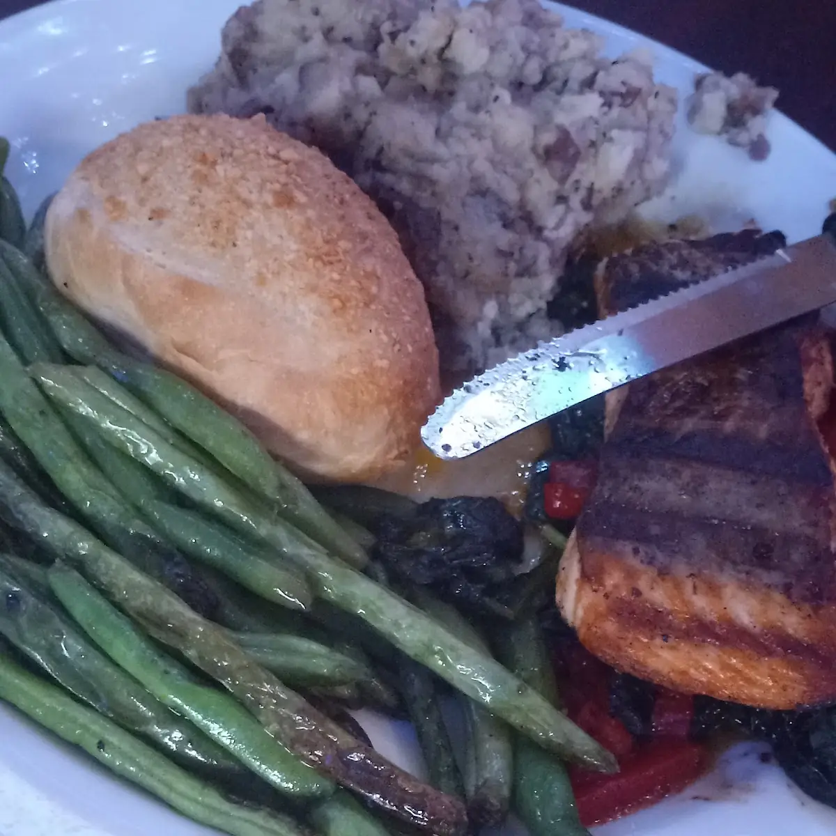 Salmon Green Beans