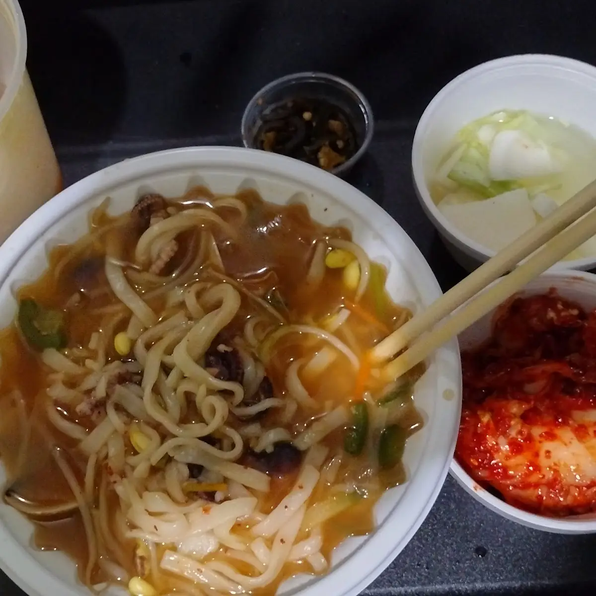 Baby Octopus Noodle Soup