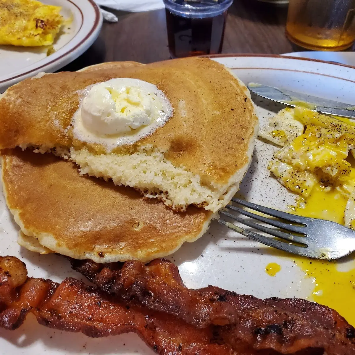 Six Silver Dollar Buttermilk Pancakes