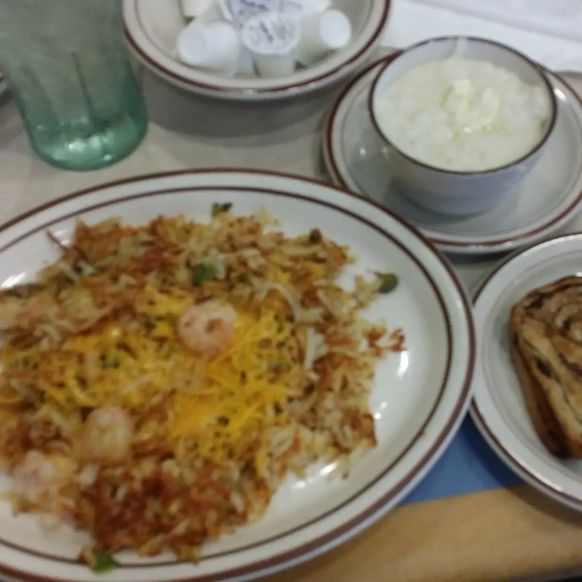 Hash Brown Platter with Raisin Toast
