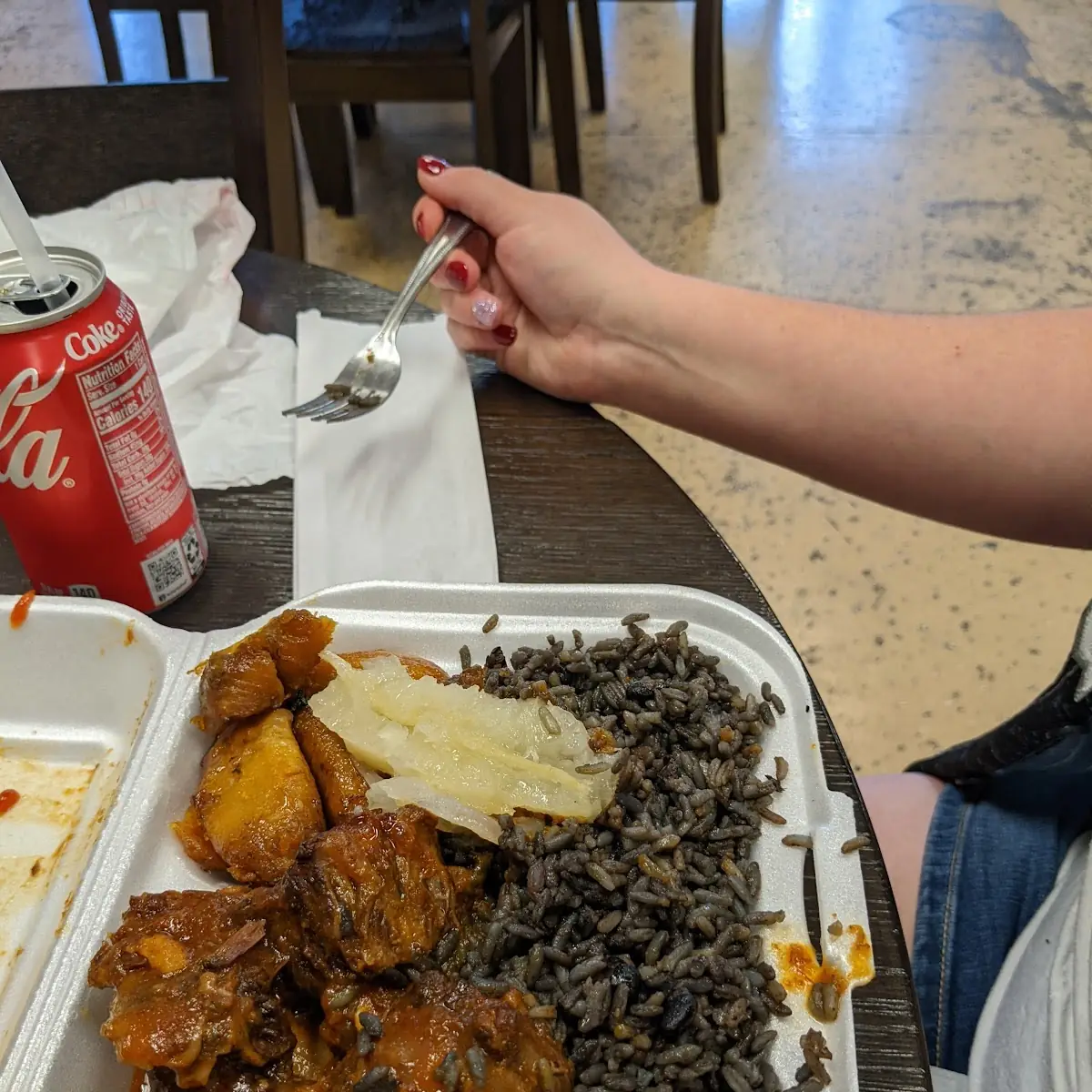 Oxtail with Black Beans and Rice