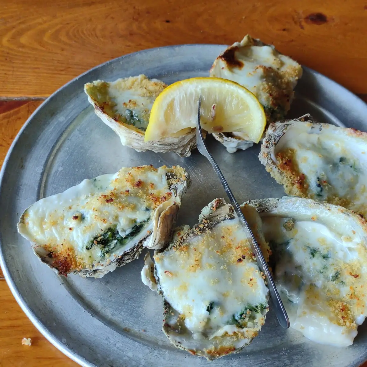 Oysters Rockefeller