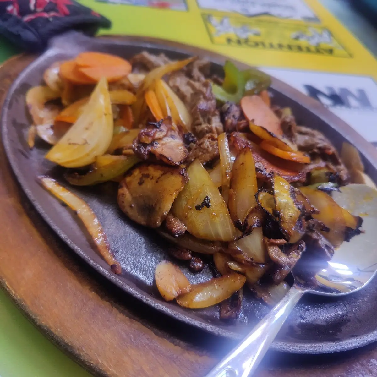 Steak & Camarones