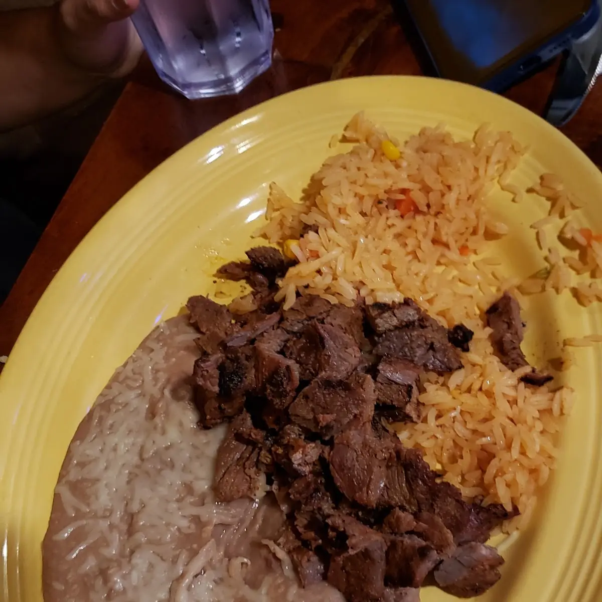 Carne Picada with Beans and Rice