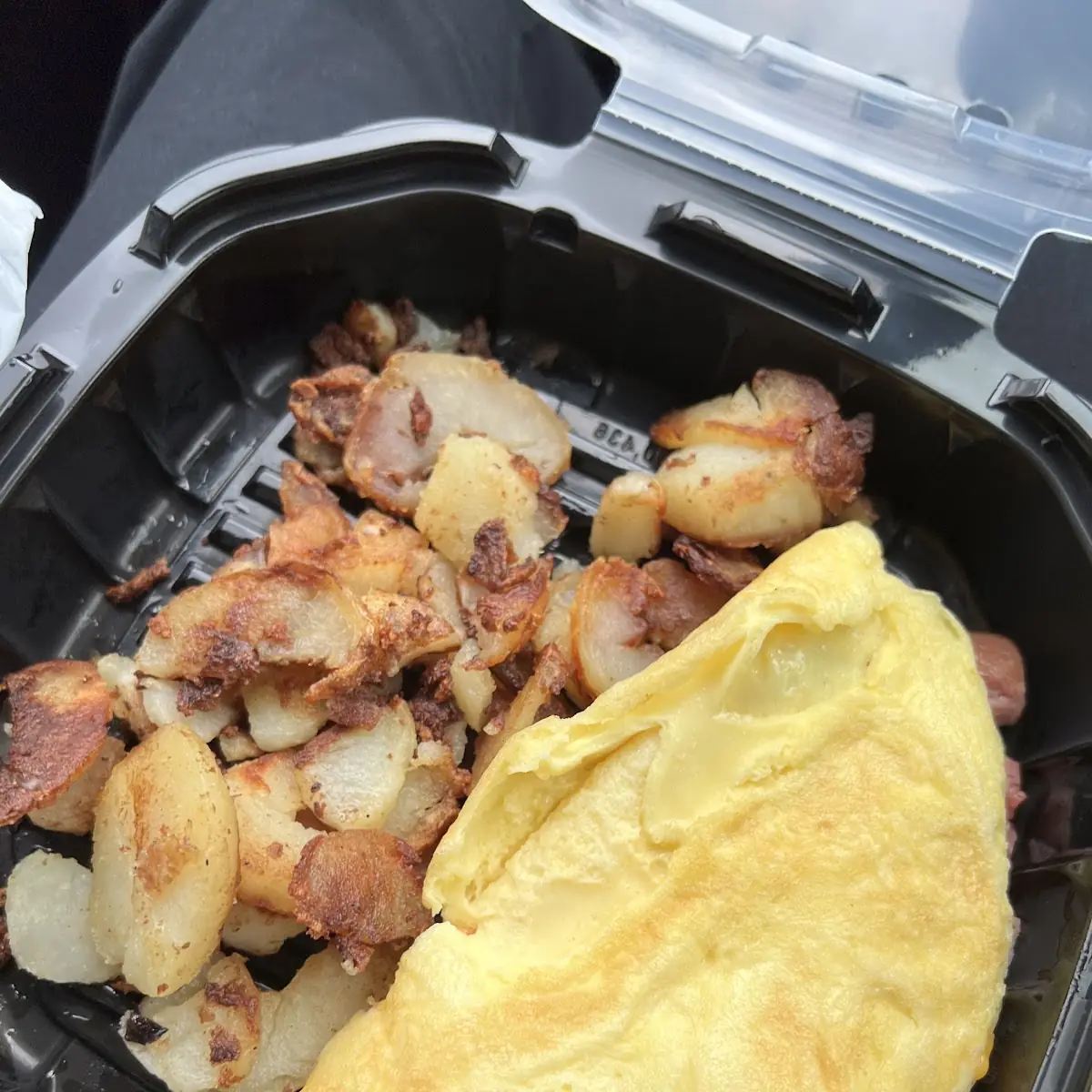 Ham and Cheese Omelette with Potatoes