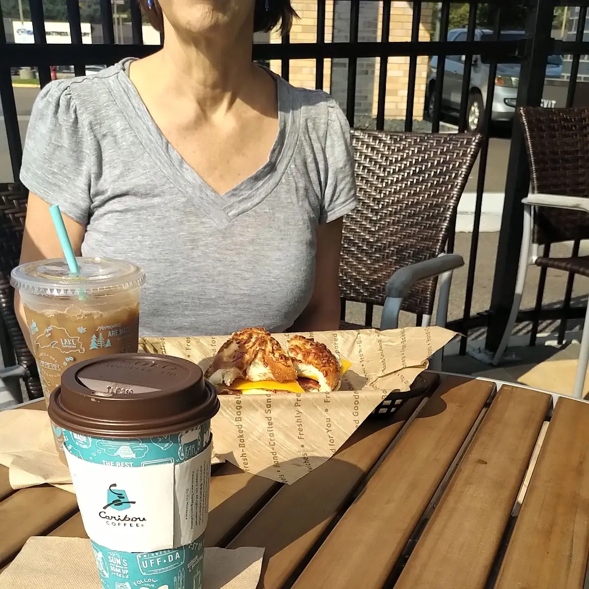 Light Roast Coffee and Farmhouse Bagel