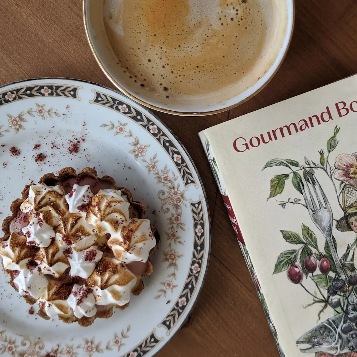 Tartelette Beurre de Pommes Et Rhubarbe, Comptoir Moutarde