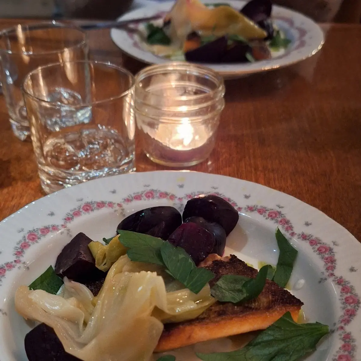 Truite Aux Poireaux, Comptoir Moutarde
