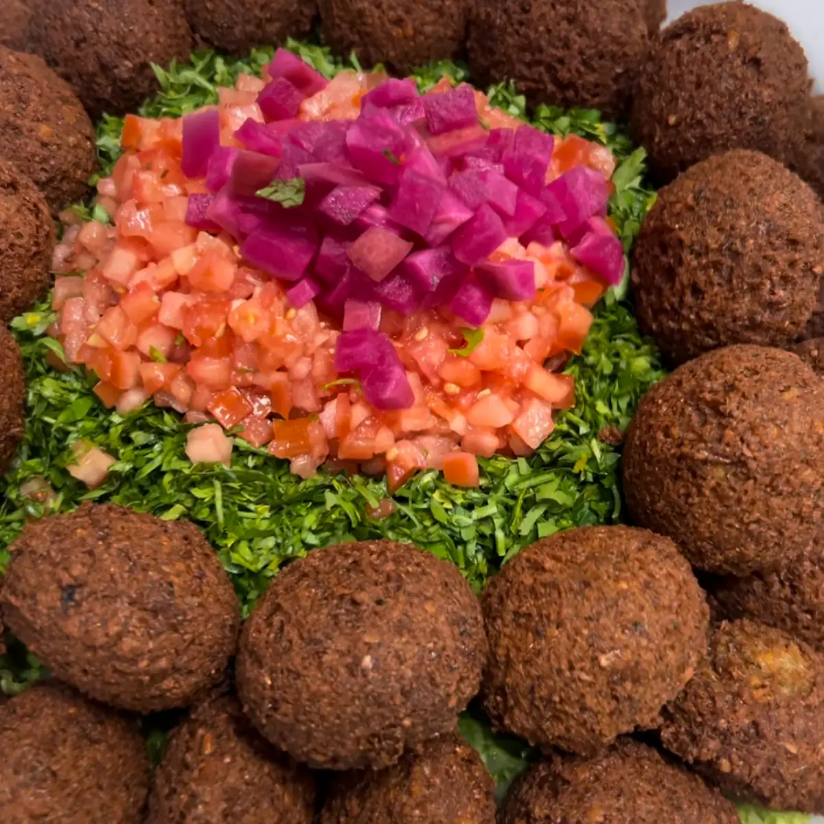 فلافل falafel plate