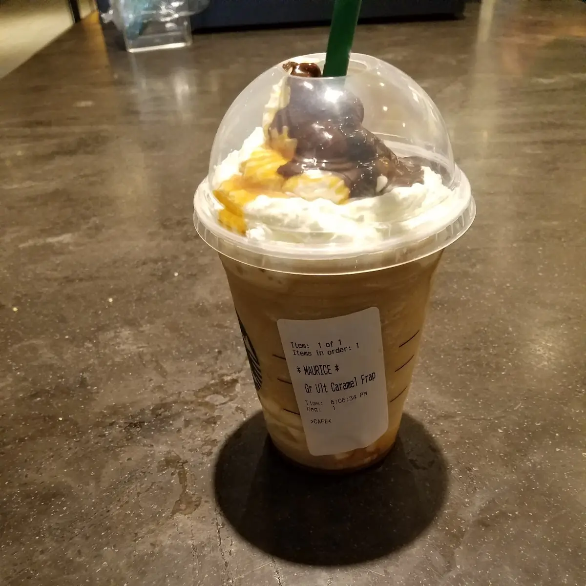 Caramel Frappe