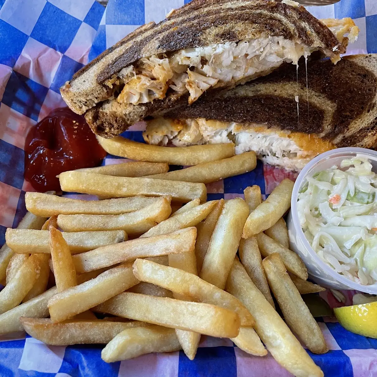 Ruben Coleslaw and Fries