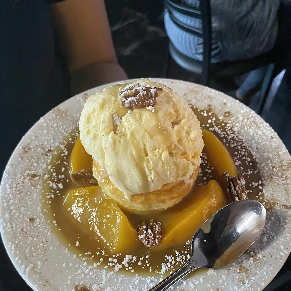 Peach Cobbler Cheese Cake