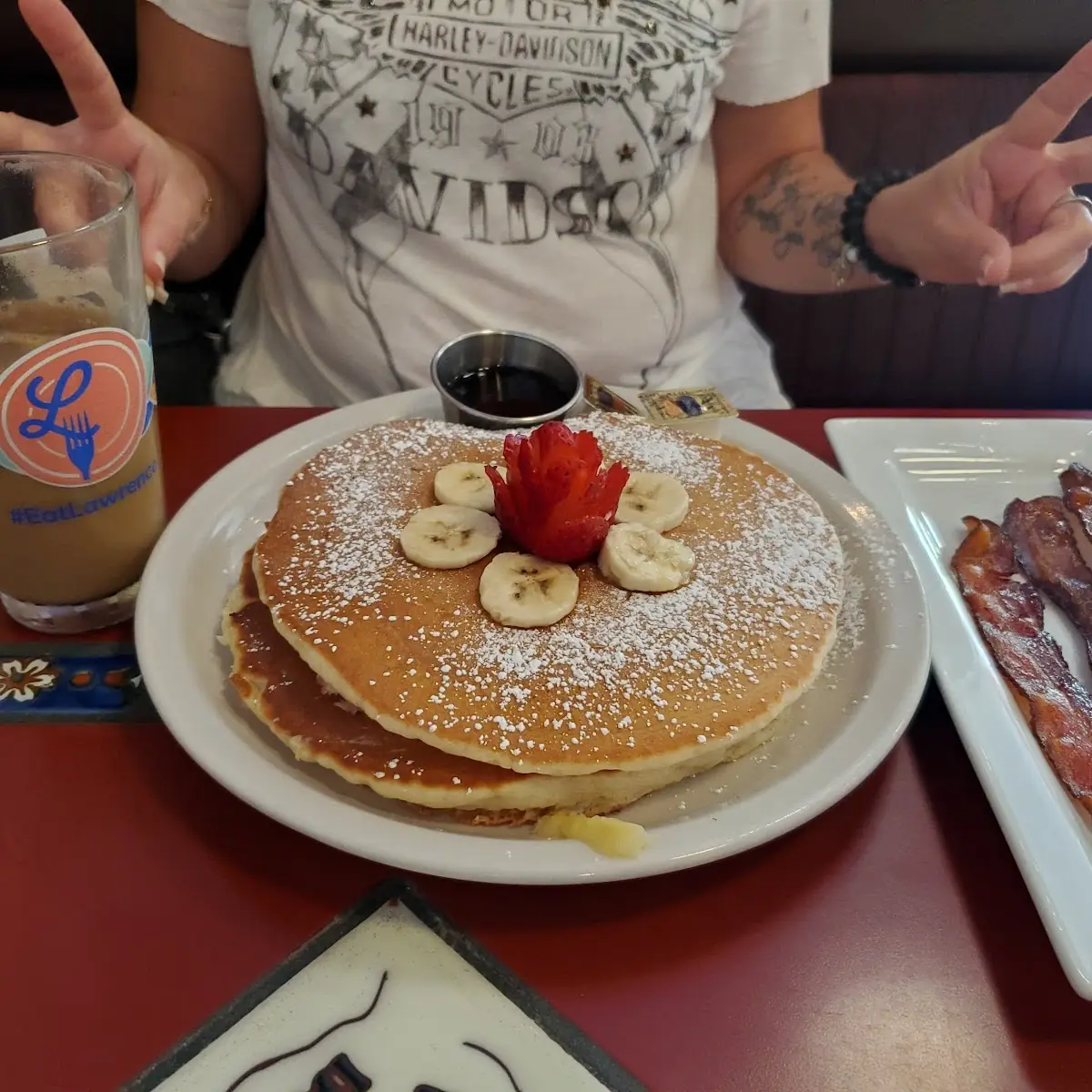 Strawberry Banana Pancakes