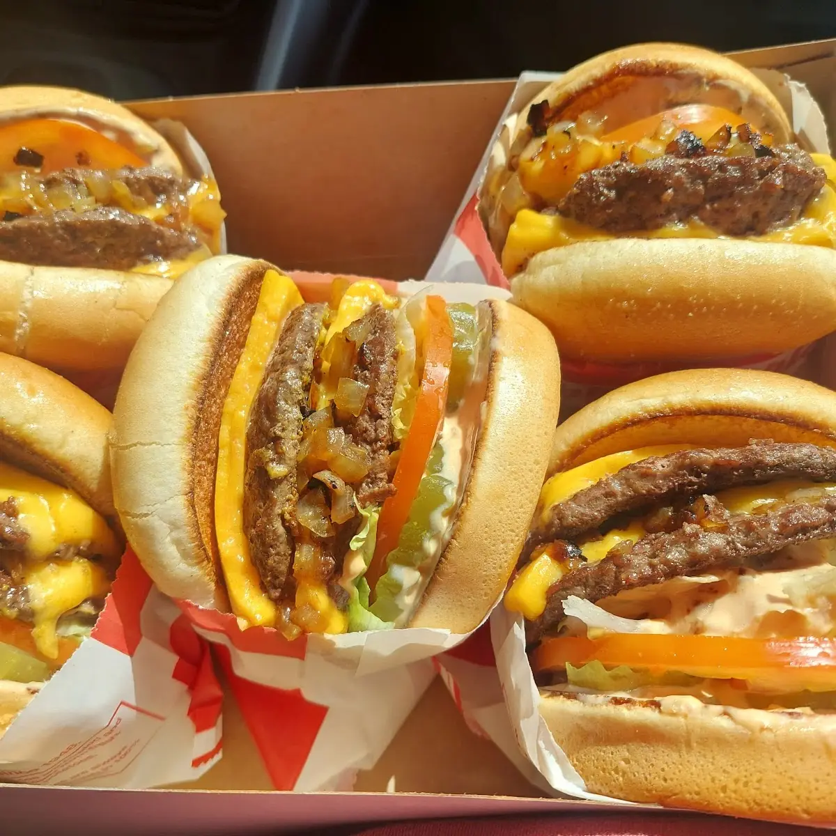 Double Double Cheeseburger and Fries