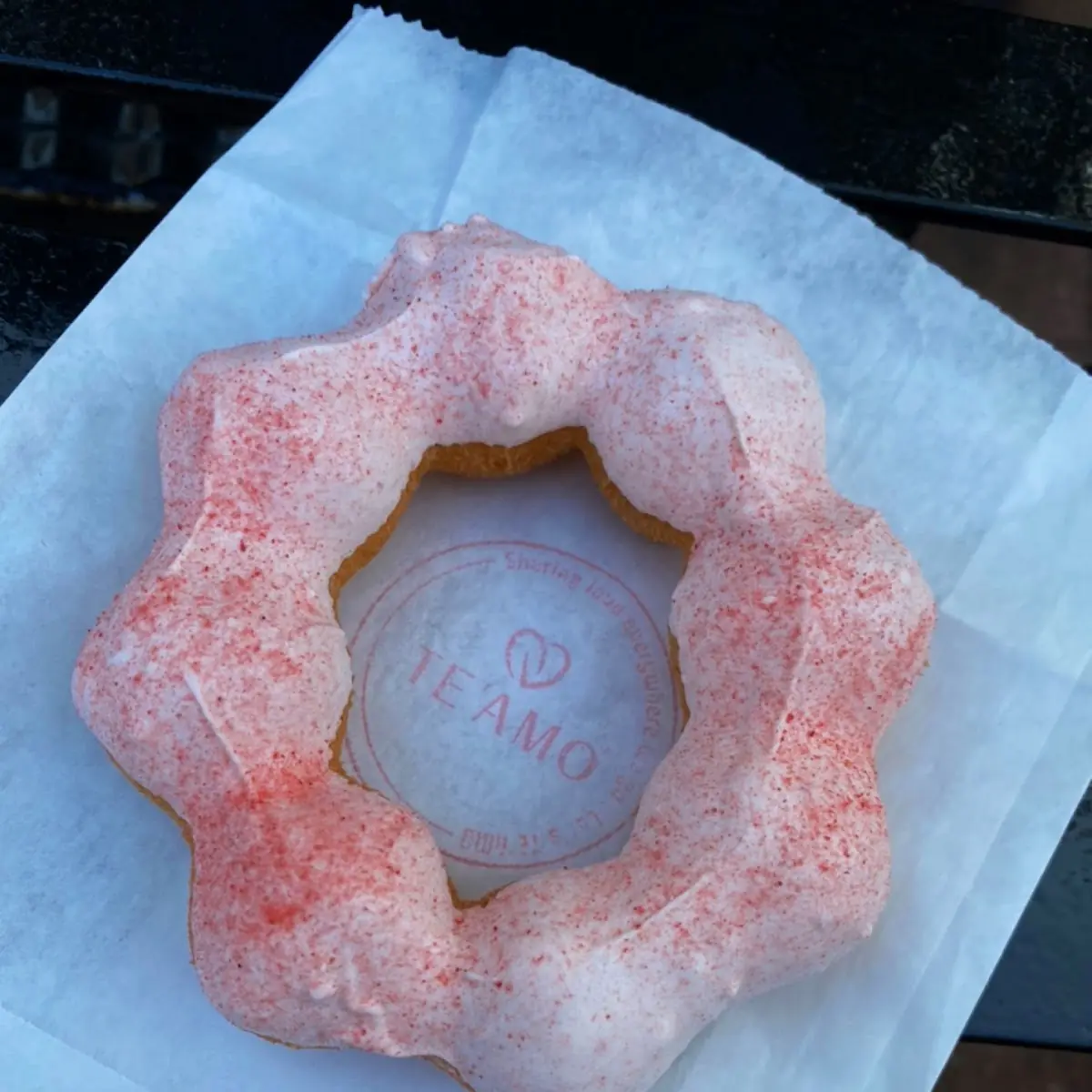 Strawberry Mochi Donut