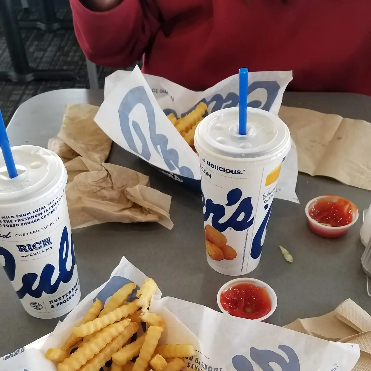 Burger and Fries
