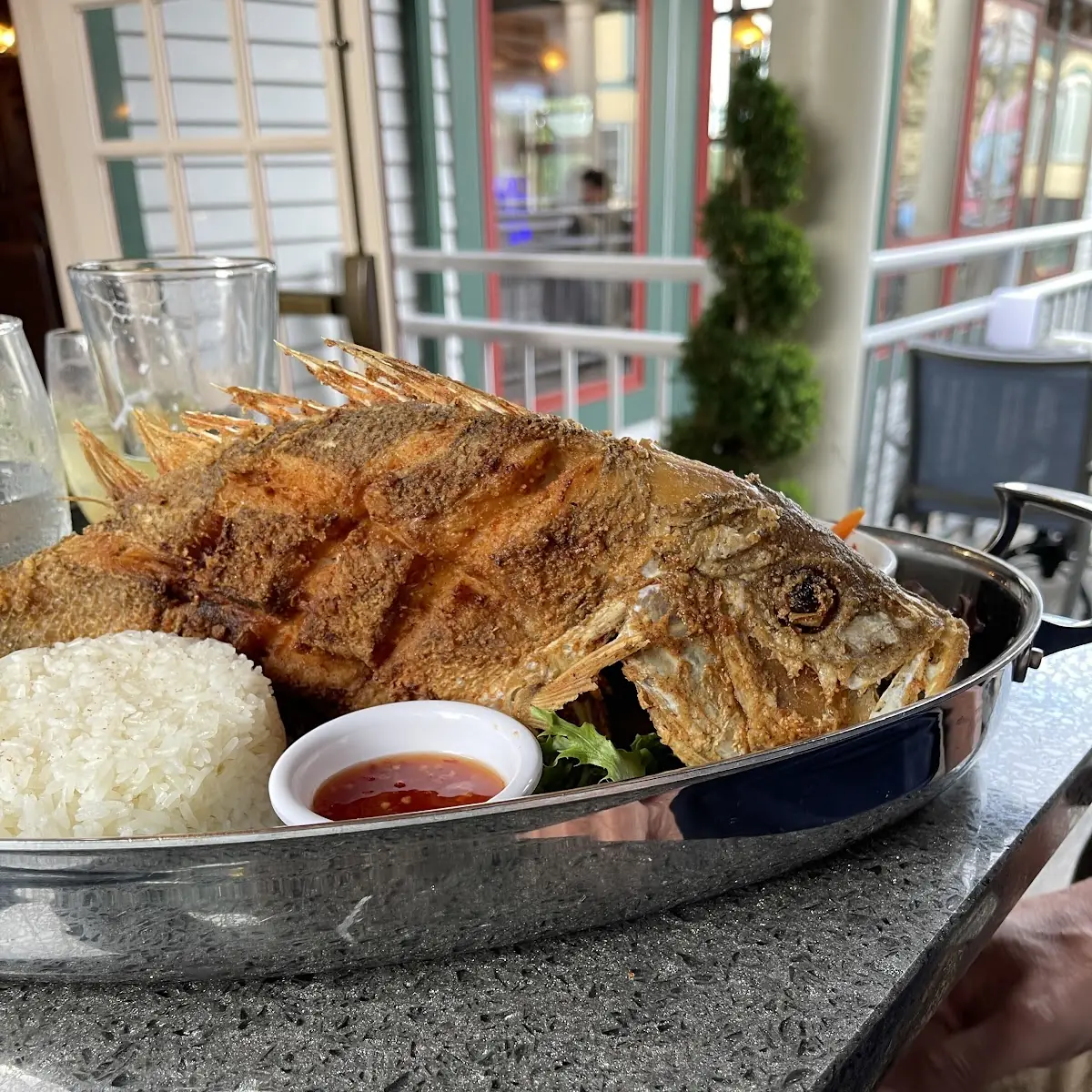 Flash Fried Whole Snapper