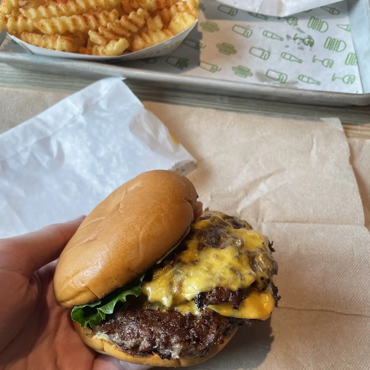 Shackburger Double Cheeseburger