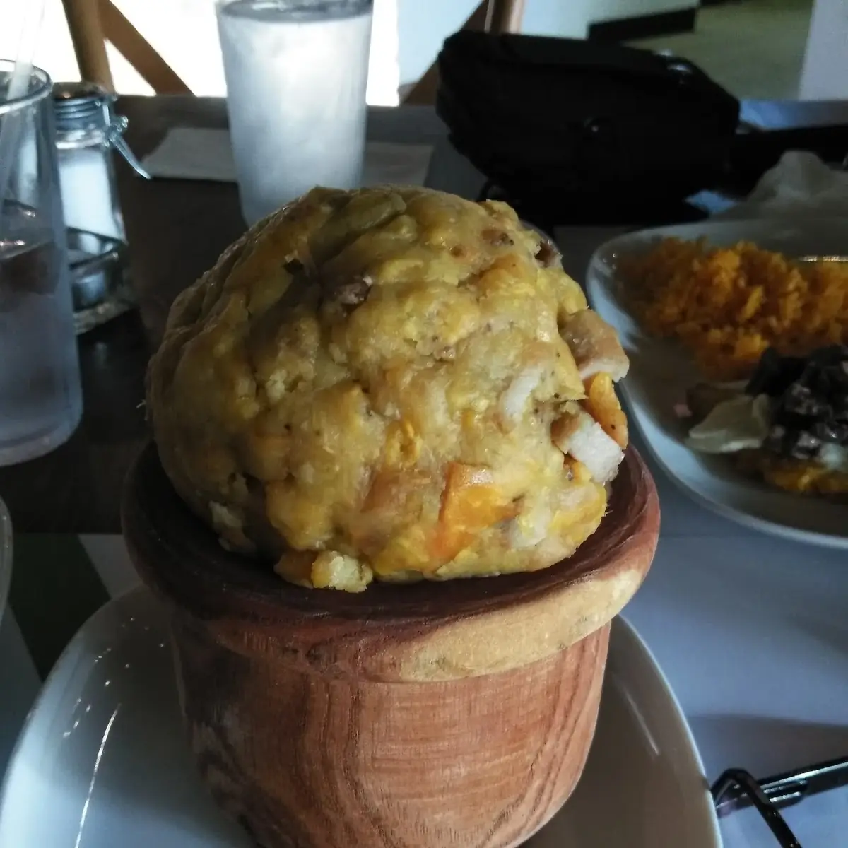 Mofongo with Carne Guisada