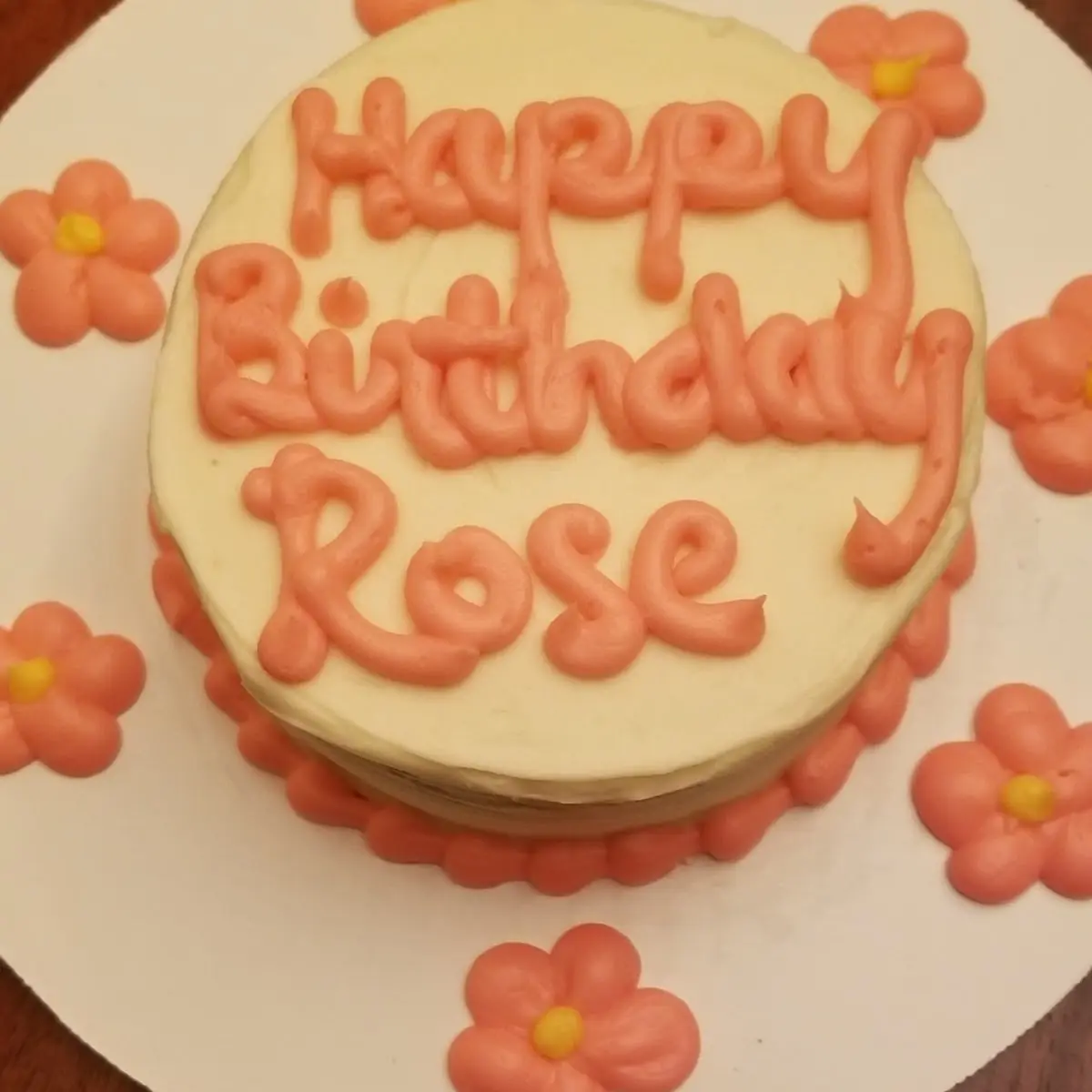 White Birthday Cake